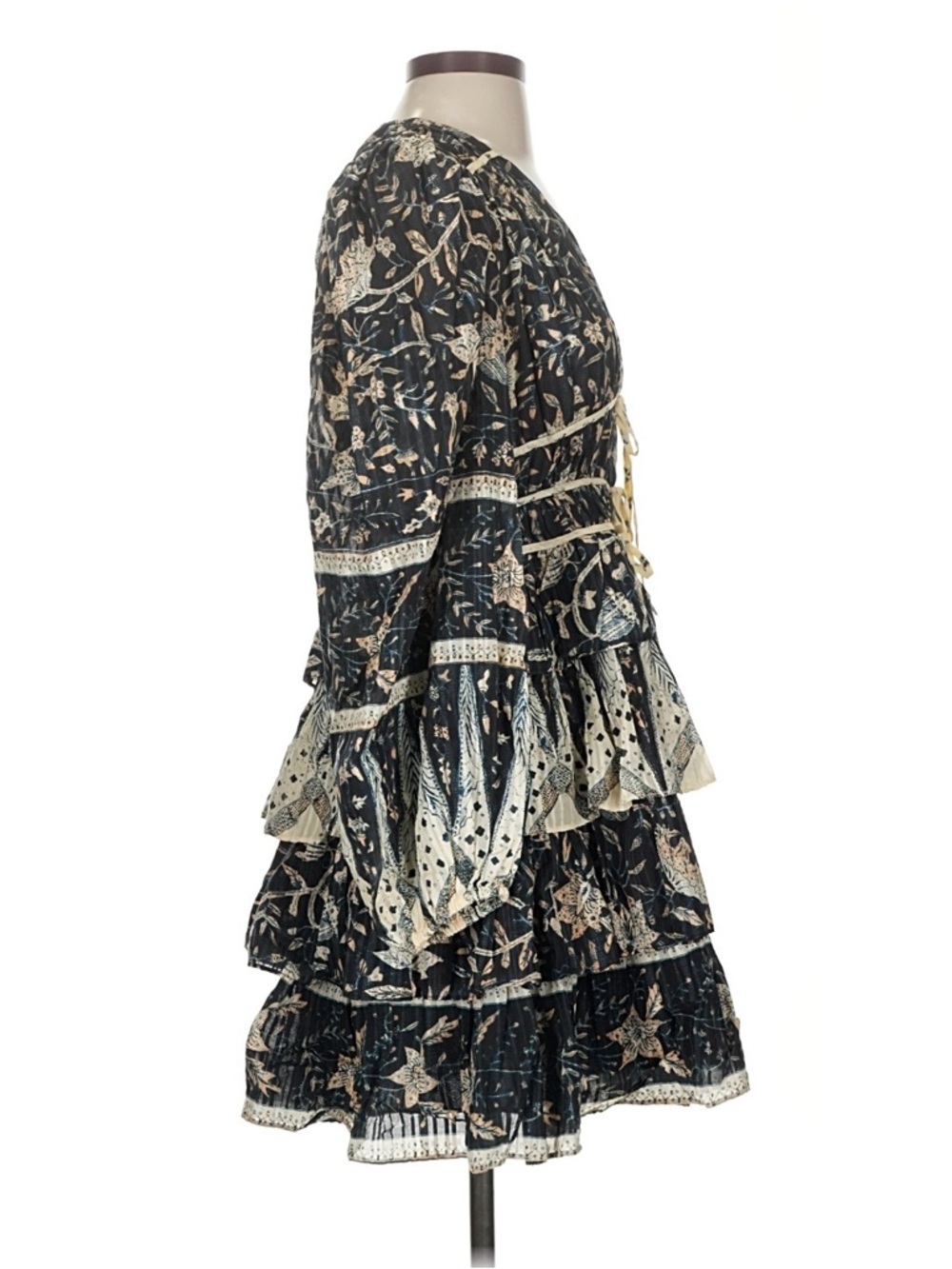Ulla Johnson Nina Boho Floral Long Sleeve Dress ~ Sz 0 - Picture 9 of 11